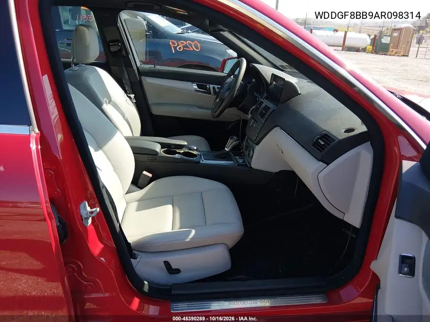 2010 MERCEDES C-KLASSE VIN WDDGF8BB9AR098314 — фото 5