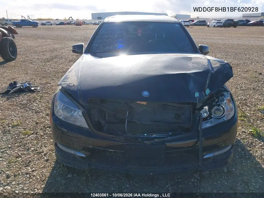 2011 MERCEDES C-KLASSE VIN WDDGF8HB1BF620928 — фото 12