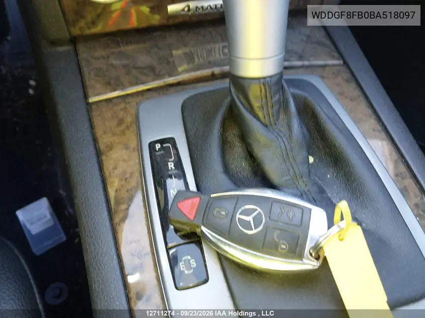 2011 MERCEDES C-KLASSE VIN WDDGF8FB0BA518097 — фото 11