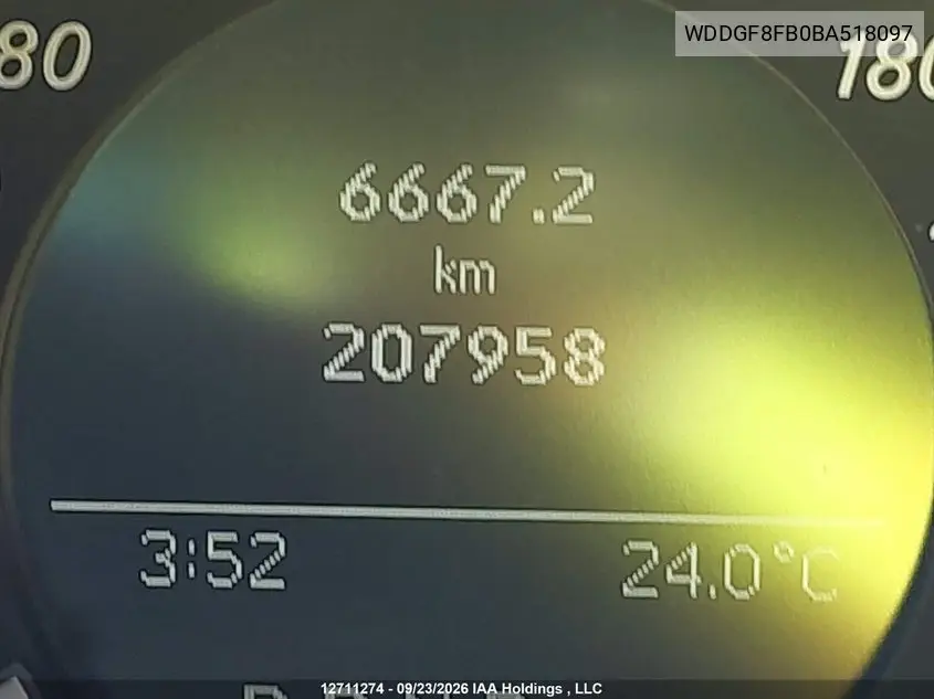 2011 MERCEDES C-KLASSE VIN WDDGF8FB0BA518097 — фото 15