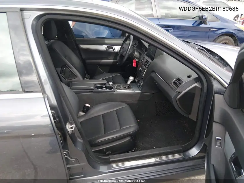 2011 MERCEDES C-KLASSE VIN WDDGF5EB2BR180686 — фото 5