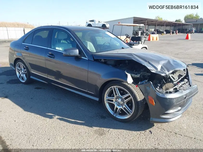 MERCEDES C-KLASSE 2011, VIN WDDGF5EB6BR161834