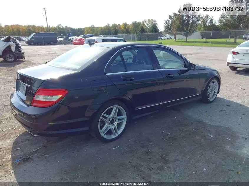 2011 MERCEDES C-KLASSE VIN WDDGF5EB9BR183732 — фото 4