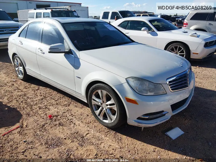 MERCEDES C-KLASSE 2012, VIN WDDGF4HB5CA608269