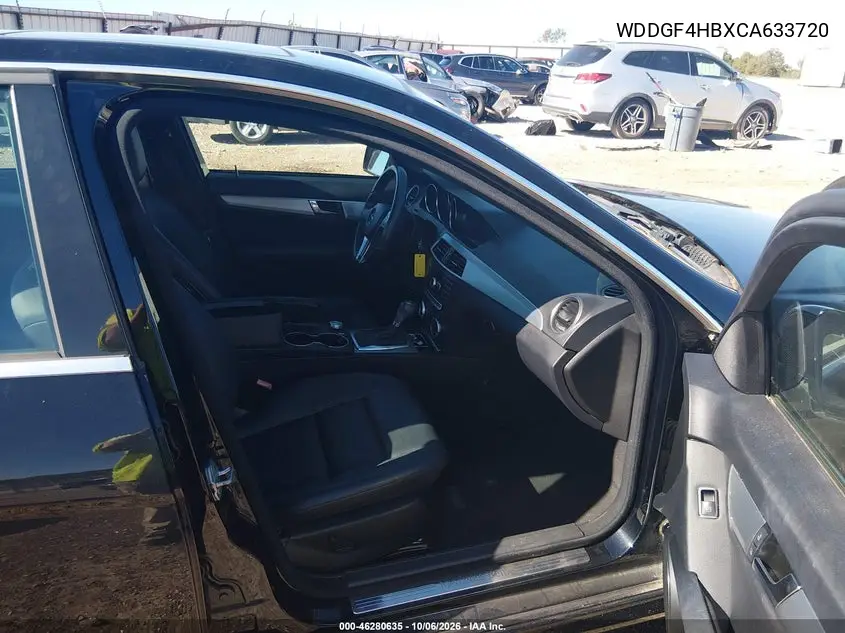2012 MERCEDES C-KLASSE VIN WDDGF4HBXCA633720 — фото 5