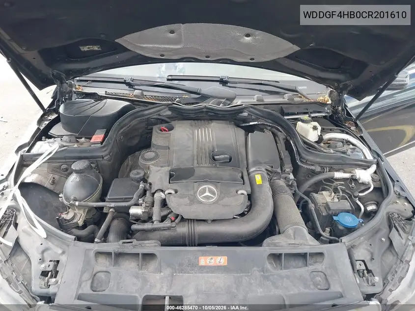 2012 MERCEDES C-KLASSE VIN WDDGF4HB0CR201610 — фото 10