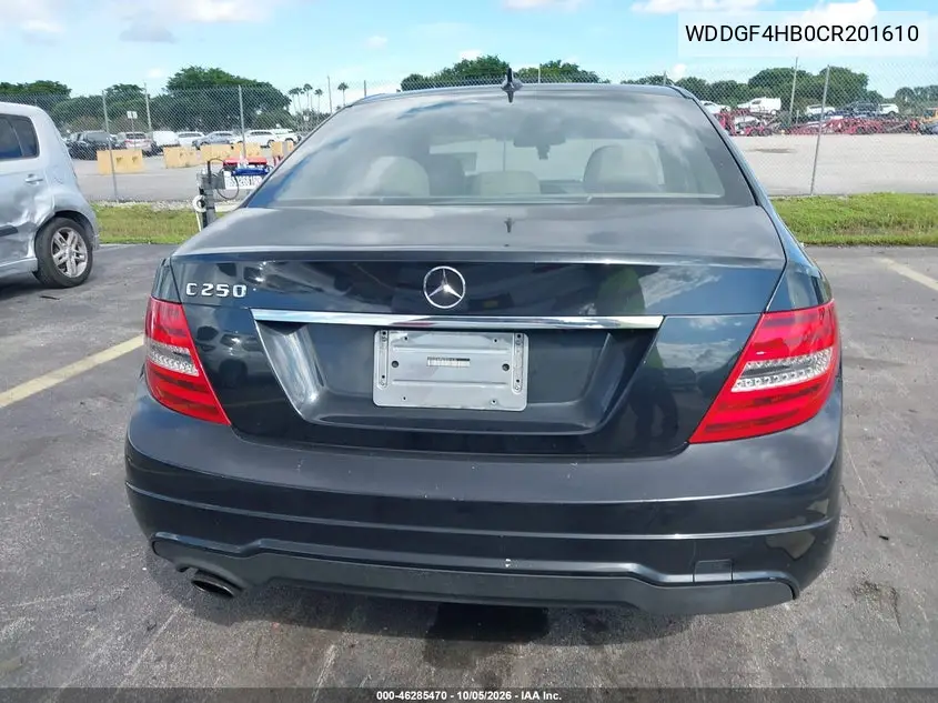 2012 MERCEDES C-KLASSE VIN WDDGF4HB0CR201610 — фото 16