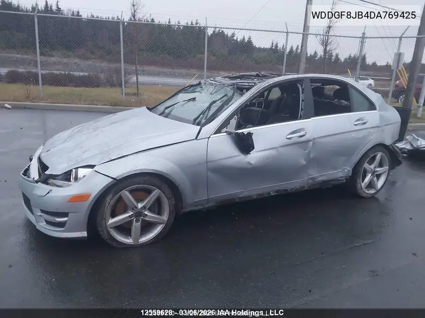 2013 MERCEDES C-KLASSE VIN WDDGF8JB4DA769425 — фото 14