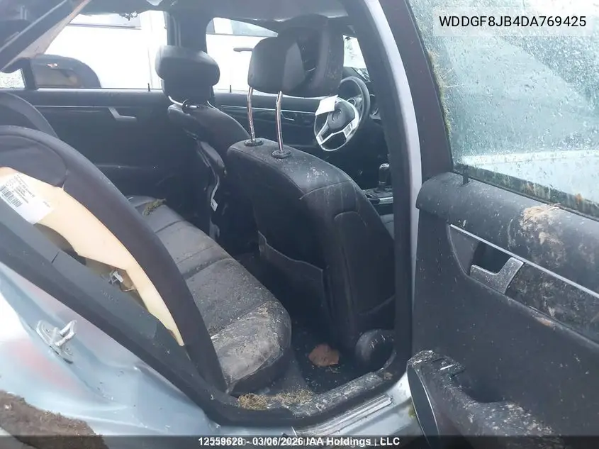 2013 MERCEDES C-KLASSE VIN WDDGF8JB4DA769425 — фото 8