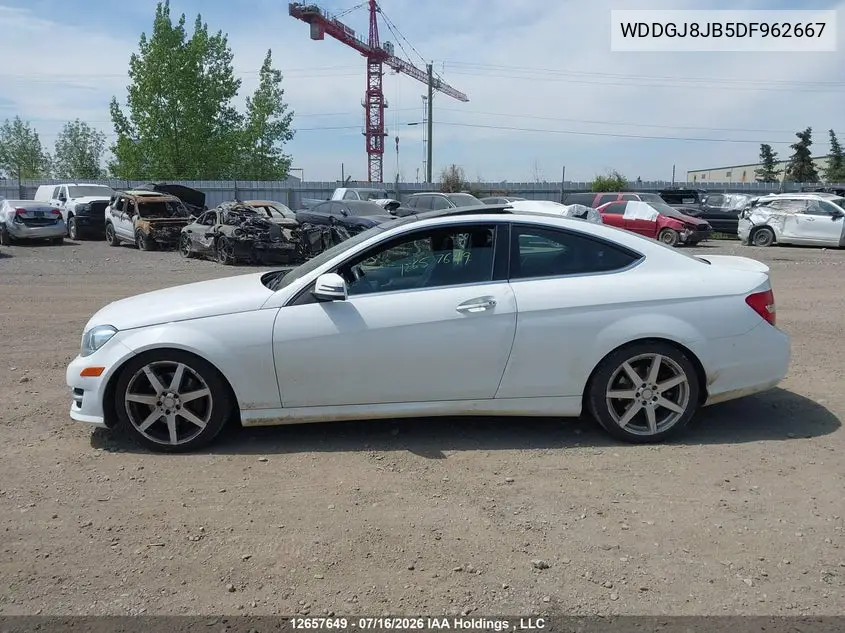 2013 MERCEDES C-KLASSE VIN WDDGJ8JB5DF962667 — фото 13