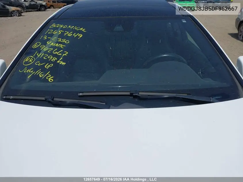 2013 MERCEDES C-KLASSE VIN WDDGJ8JB5DF962667 — фото 16