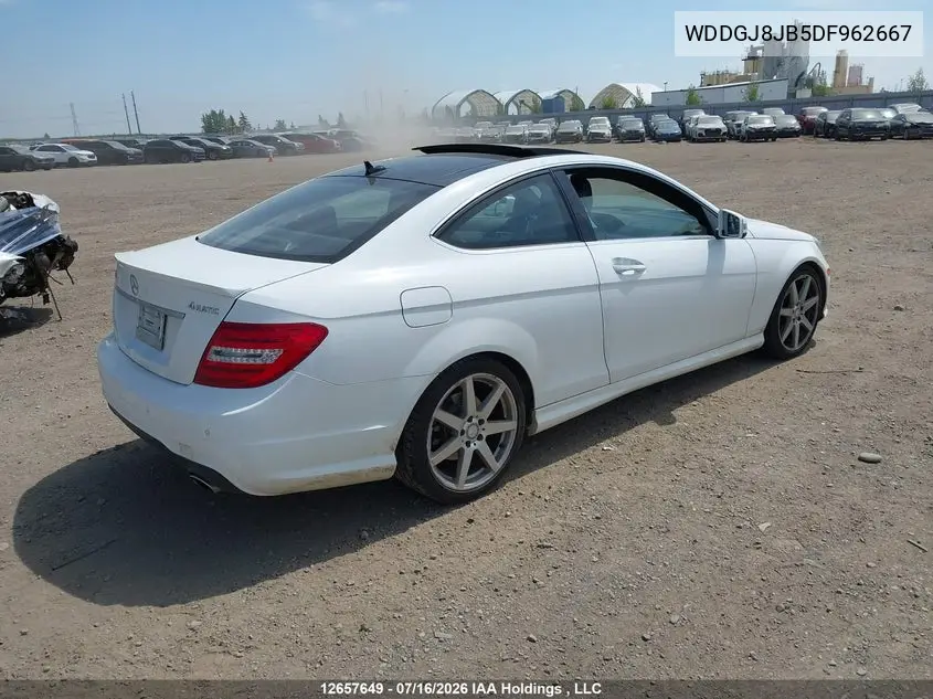 2013 MERCEDES C-KLASSE VIN WDDGJ8JB5DF962667 — фото 4