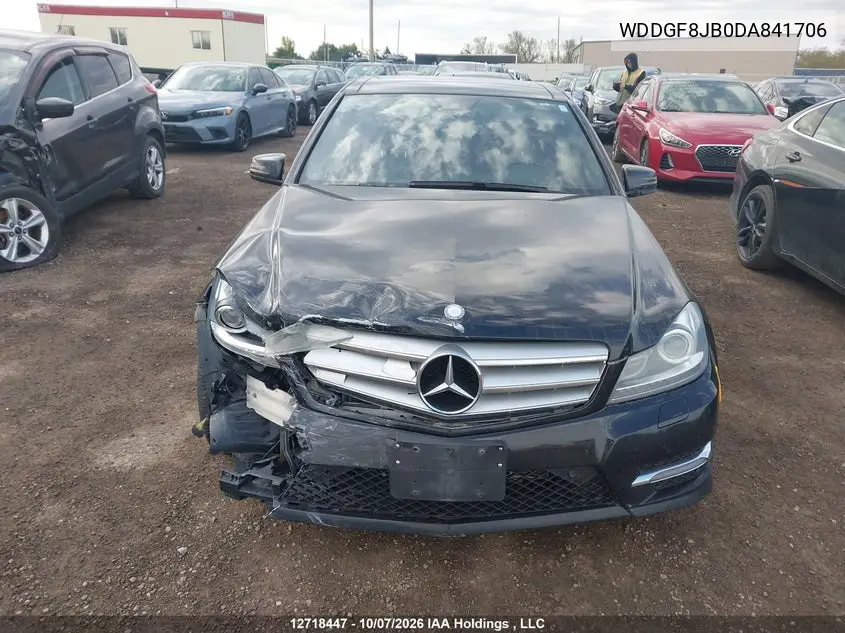 2013 MERCEDES C-KLASSE VIN WDDGF8JB0DA841706 — фото 12
