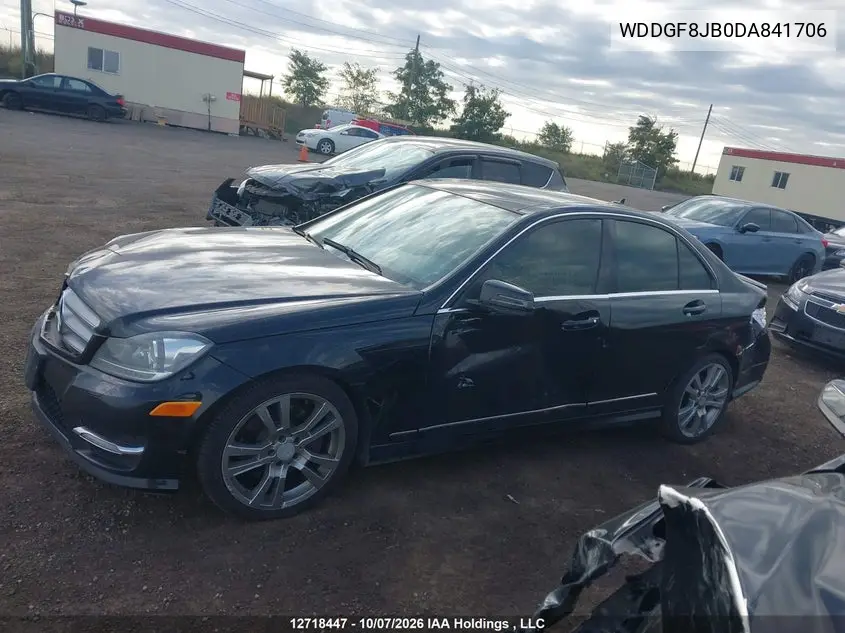 2013 MERCEDES C-KLASSE VIN WDDGF8JB0DA841706 — фото 14