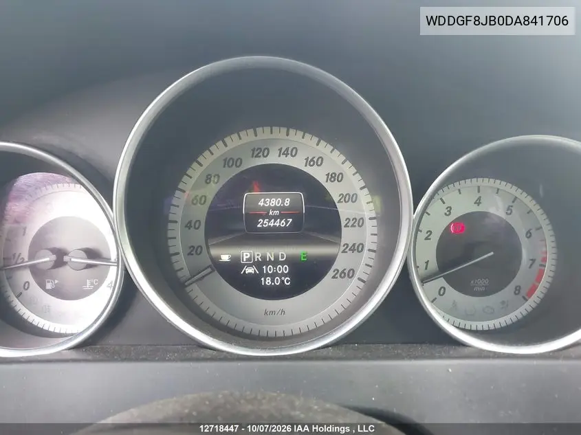 2013 MERCEDES C-KLASSE VIN WDDGF8JB0DA841706 — фото 7