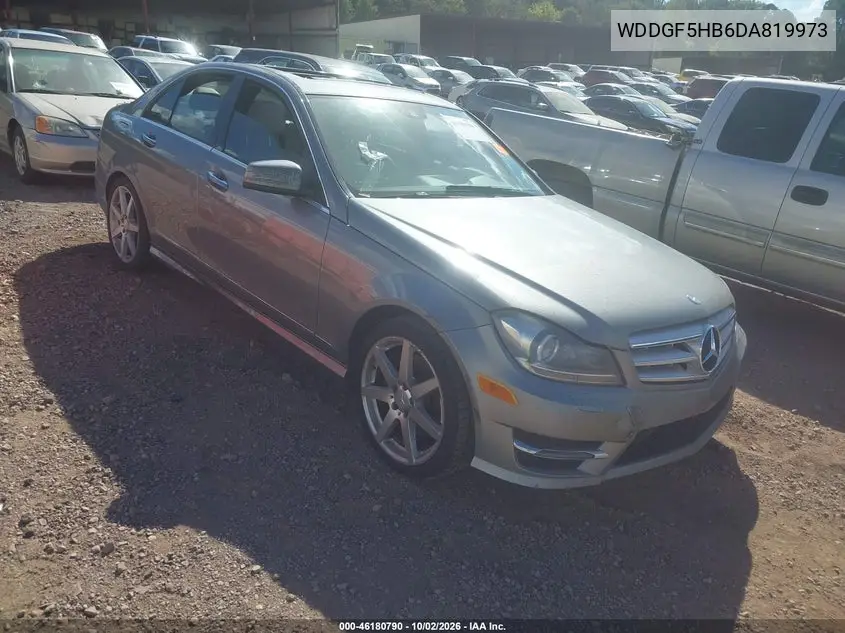MERCEDES C-KLASSE 2013, VIN WDDGF5HB6DA819973