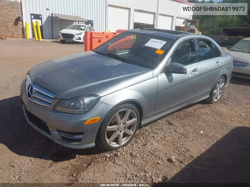 2013 MERCEDES C-KLASSE VIN WDDGF5HB6DA819973 — фото 2