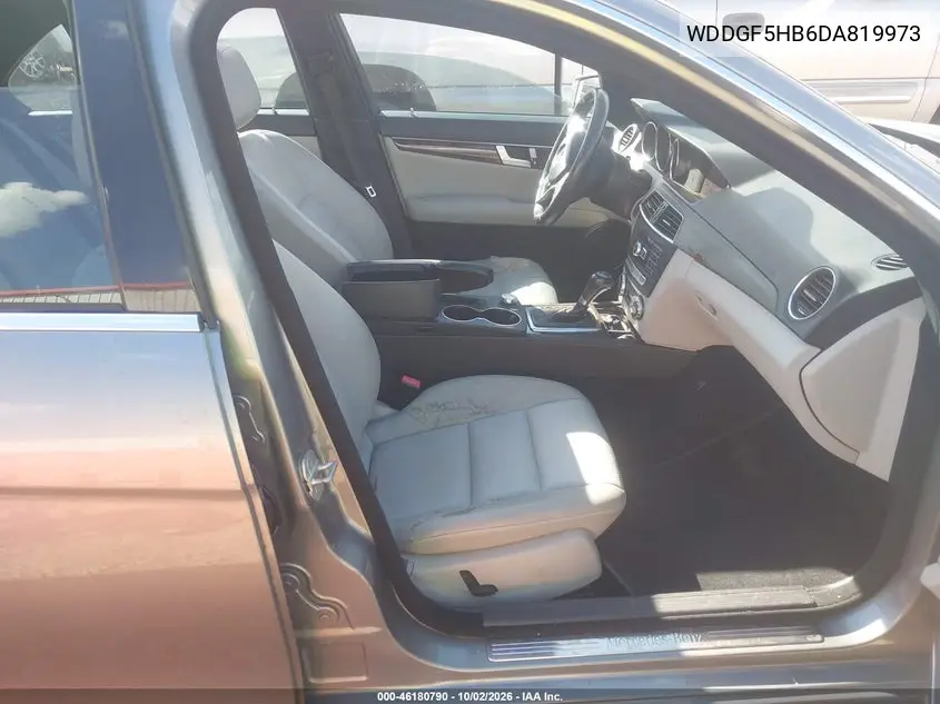 2013 MERCEDES C-KLASSE VIN WDDGF5HB6DA819973 — фото 5