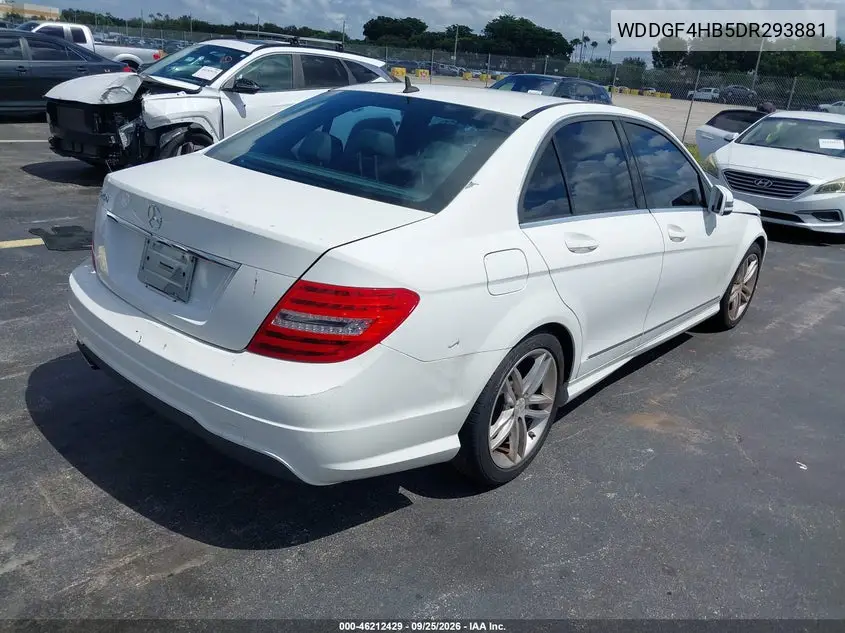 2013 MERCEDES C-KLASSE VIN WDDGF4HB5DR293881 — фото 4