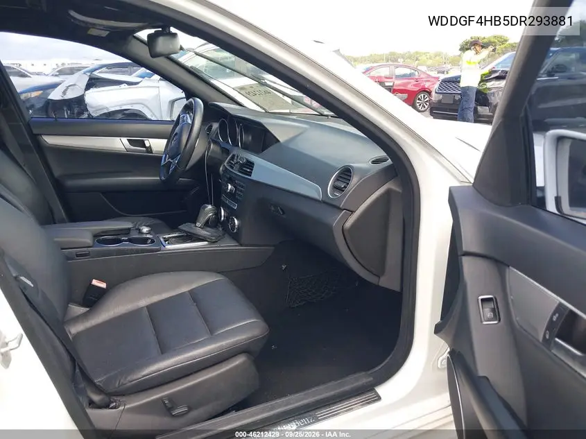 2013 MERCEDES C-KLASSE VIN WDDGF4HB5DR293881 — фото 5