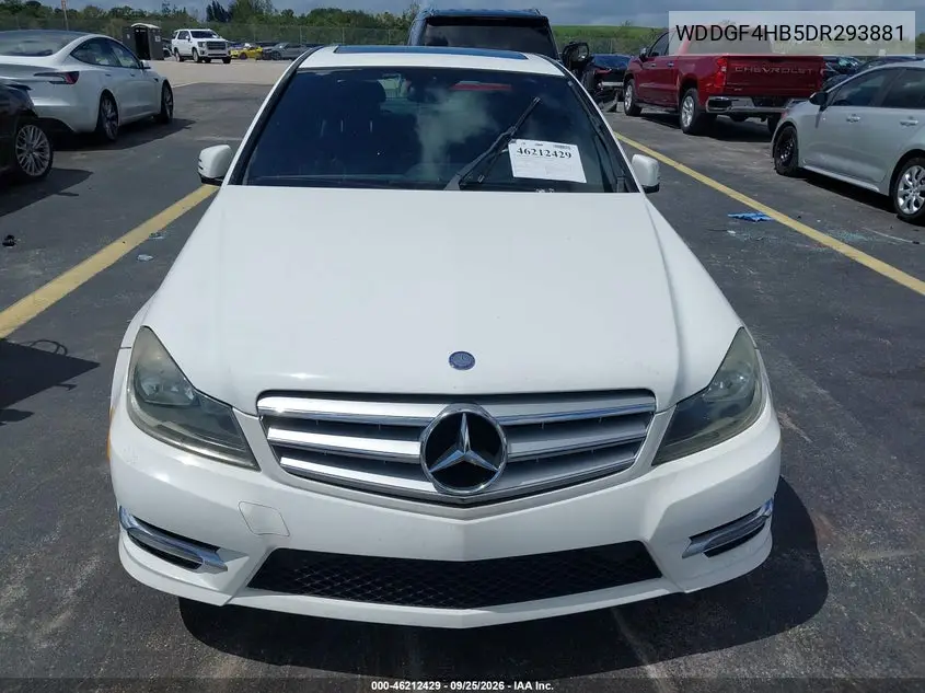 2013 MERCEDES C-KLASSE VIN WDDGF4HB5DR293881 — фото 6