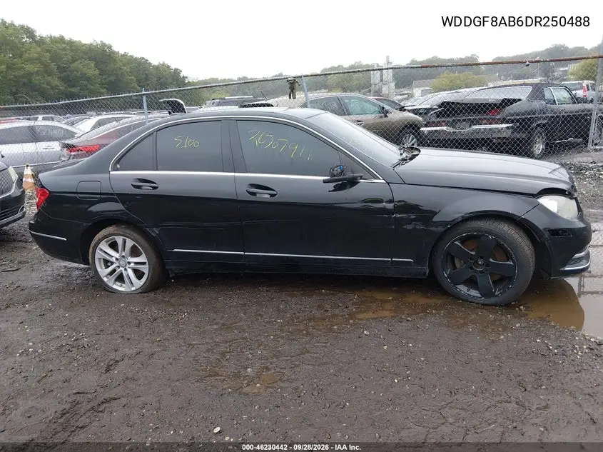 2013 MERCEDES C-KLASSE VIN WDDGF8AB6DR250488 — фото 12