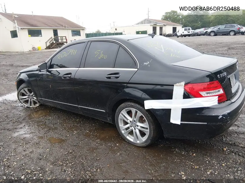 2013 MERCEDES C-KLASSE VIN WDDGF8AB6DR250488 — фото 13