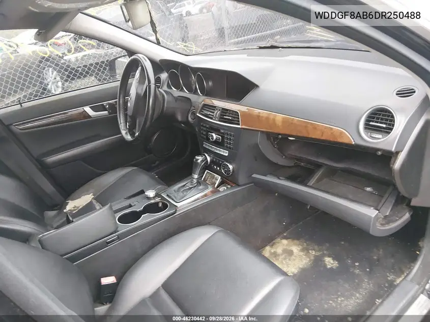 2013 MERCEDES C-KLASSE VIN WDDGF8AB6DR250488 — фото 5