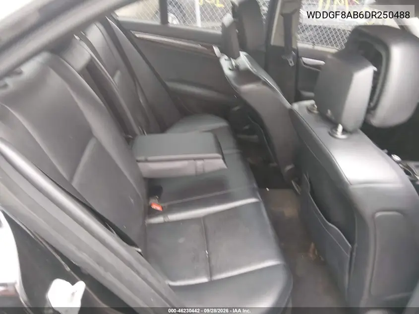 2013 MERCEDES C-KLASSE VIN WDDGF8AB6DR250488 — фото 8