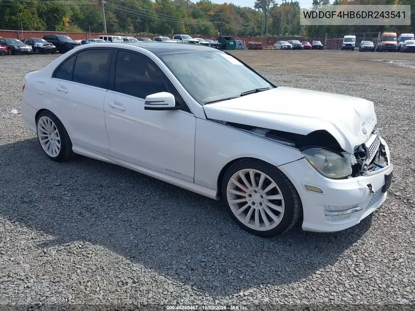 MERCEDES C-KLASSE 2013, VIN WDDGF4HB6DR243541