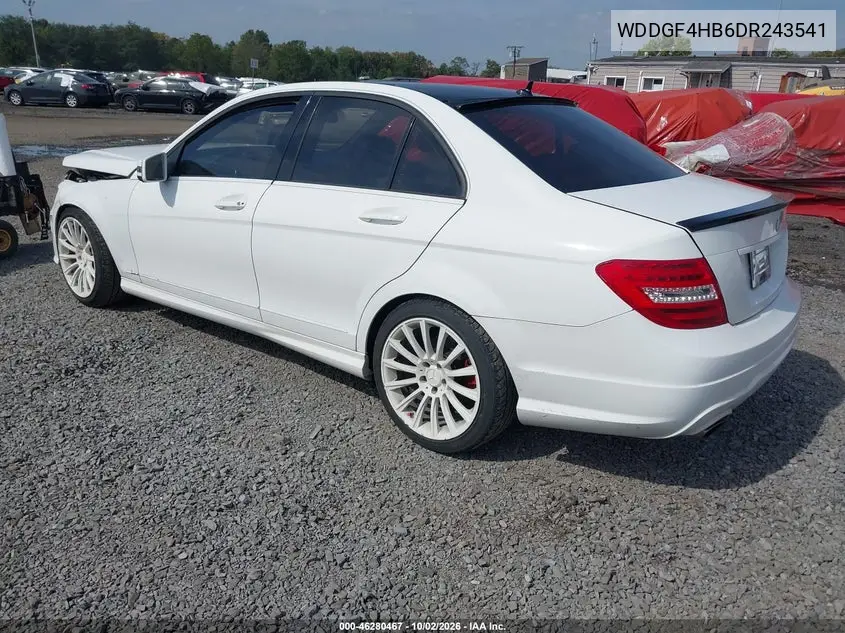 2013 MERCEDES C-KLASSE VIN WDDGF4HB6DR243541 — фото 3