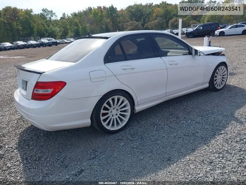 2013 MERCEDES C-KLASSE VIN WDDGF4HB6DR243541 — фото 4