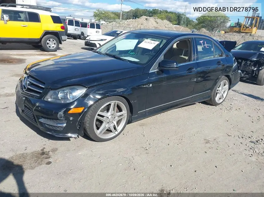 2013 MERCEDES C-KLASSE VIN WDDGF8AB1DR278795 — фото 2