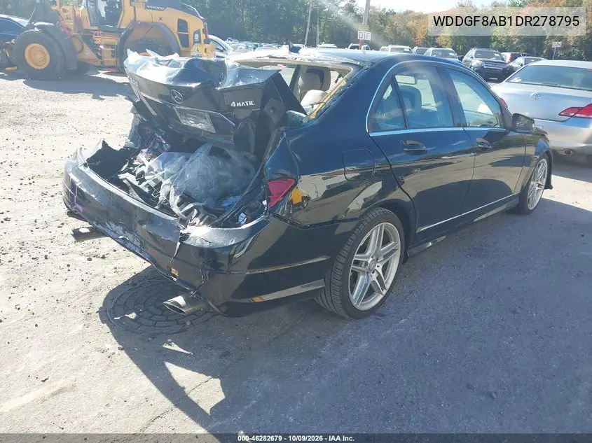 2013 MERCEDES C-KLASSE VIN WDDGF8AB1DR278795 — фото 4
