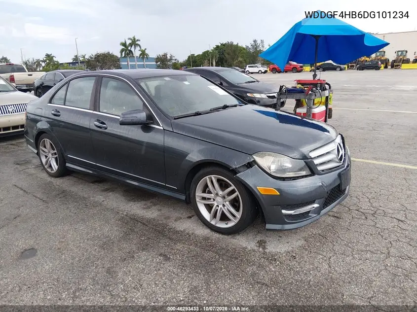 MERCEDES C-KLASSE 2013, VIN WDDGF4HB6DG101234