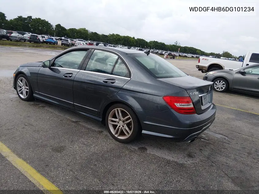 2013 MERCEDES C-KLASSE VIN WDDGF4HB6DG101234 — фото 3