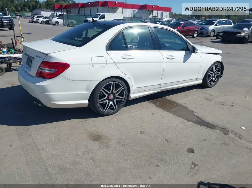 2013 MERCEDES C-KLASSE VIN WDDGF8AB2DR247295 — фото 4