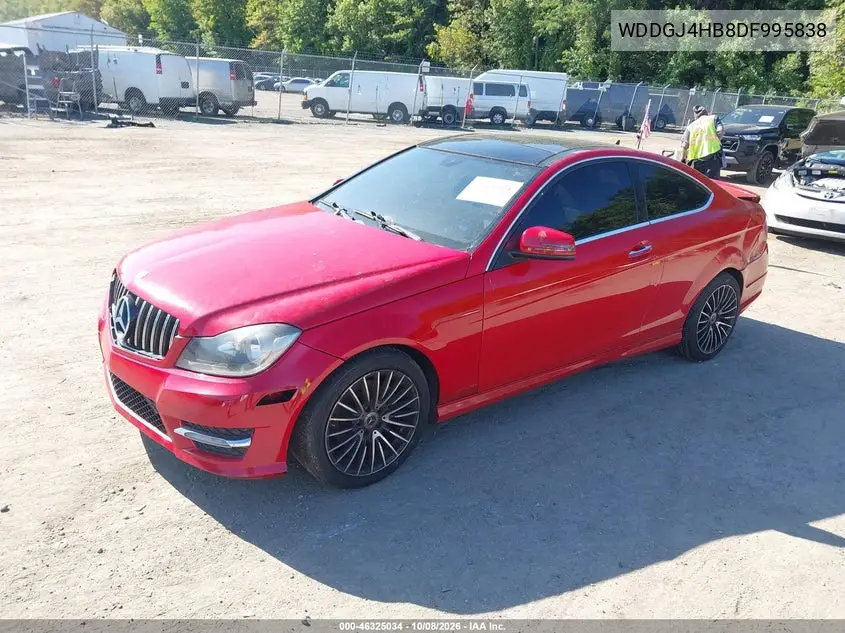 2013 MERCEDES C-KLASSE VIN WDDGJ4HB8DF995838 — фото 2