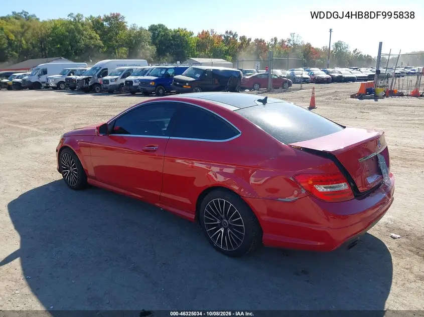 2013 MERCEDES C-KLASSE VIN WDDGJ4HB8DF995838 — фото 3