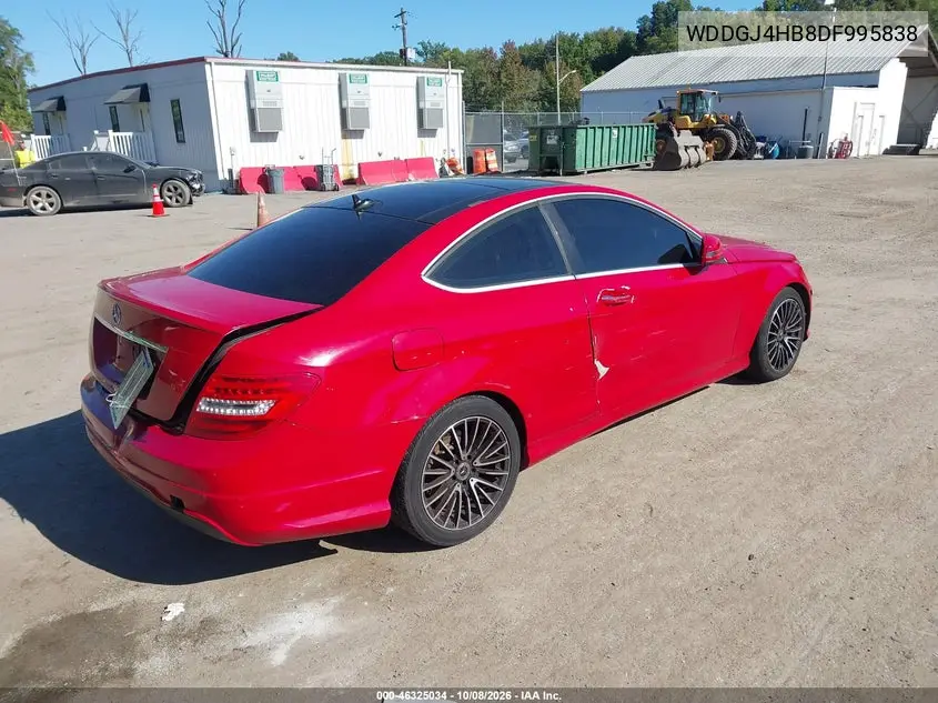 2013 MERCEDES C-KLASSE VIN WDDGJ4HB8DF995838 — фото 4