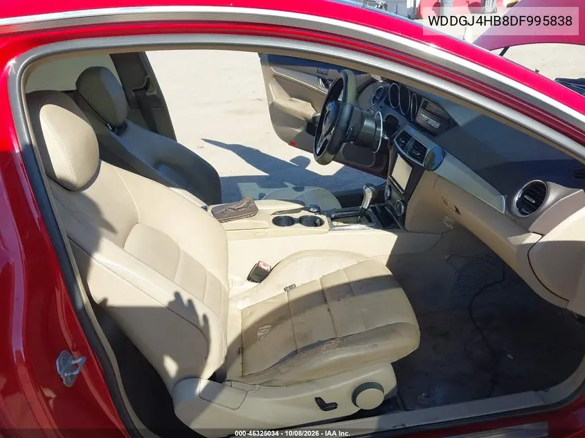 2013 MERCEDES C-KLASSE VIN WDDGJ4HB8DF995838 — фото 5
