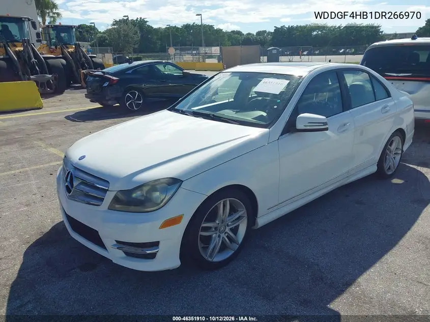 2013 MERCEDES C-KLASSE VIN WDDGF4HB1DR266970 — фото 2