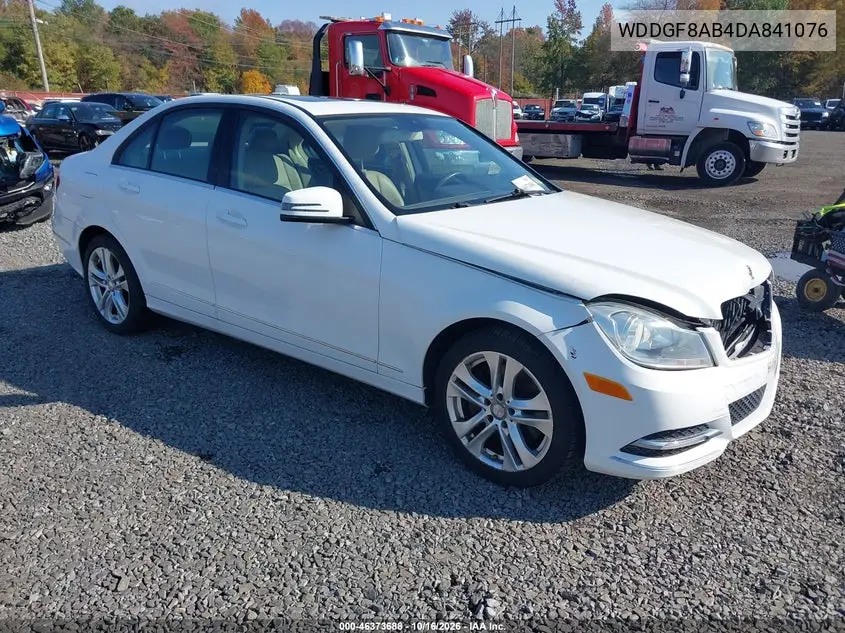 MERCEDES C-KLASSE 2013, VIN WDDGF8AB4DA841076