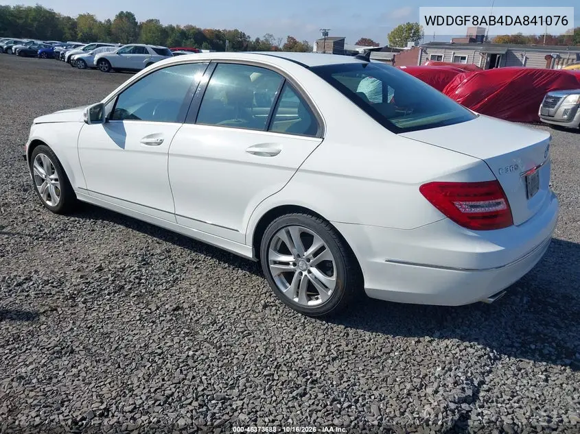 2013 MERCEDES C-KLASSE VIN WDDGF8AB4DA841076 — фото 3