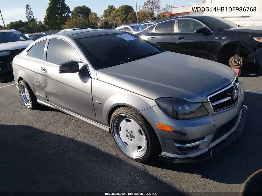 MERCEDES C-KLASSE 2013, VIN WDDGJ4HB1DF986768
