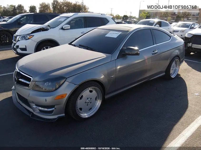 2013 MERCEDES C-KLASSE VIN WDDGJ4HB1DF986768 — фото 2