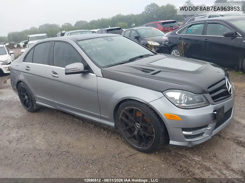 MERCEDES C-KLASSE 2014, VIN WDDGF8AB7EA963853