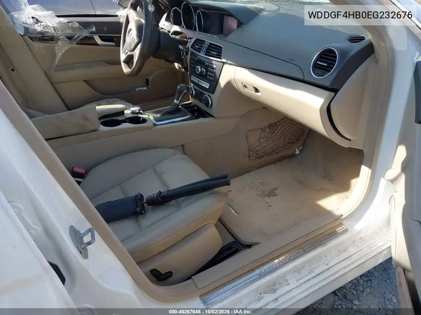 2014 MERCEDES C-KLASSE VIN WDDGF4HB0EG232676 — фото 5