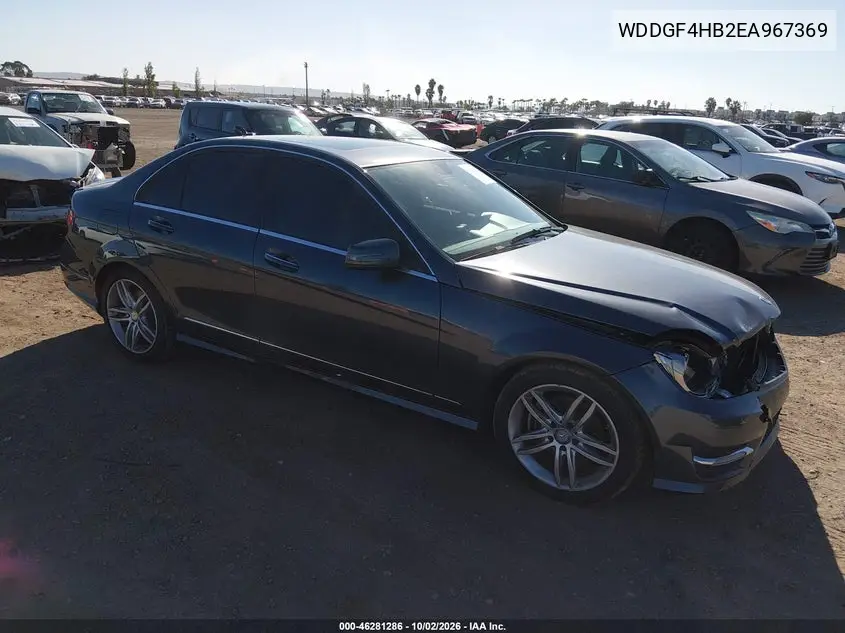 MERCEDES C-KLASSE 2014, VIN WDDGF4HB2EA967369