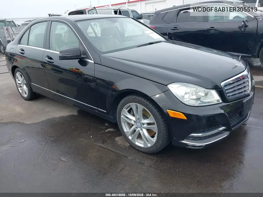 MERCEDES C-KLASSE 2014, VIN WDDGF8AB1ER305513